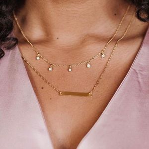 Causebox bundle Layered Gem Necklace + eye cream